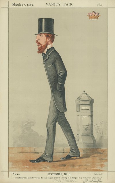 Markiz Hartington autorstwa Carlo Pellegrini