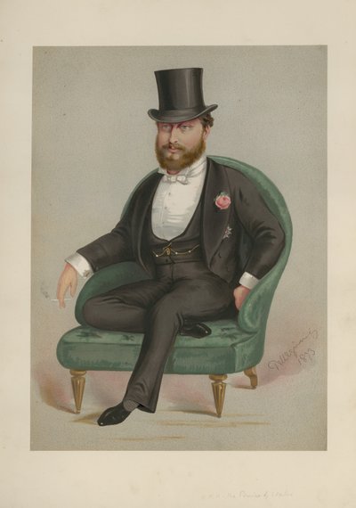 Książę Walii autorstwa Carlo Pellegrini