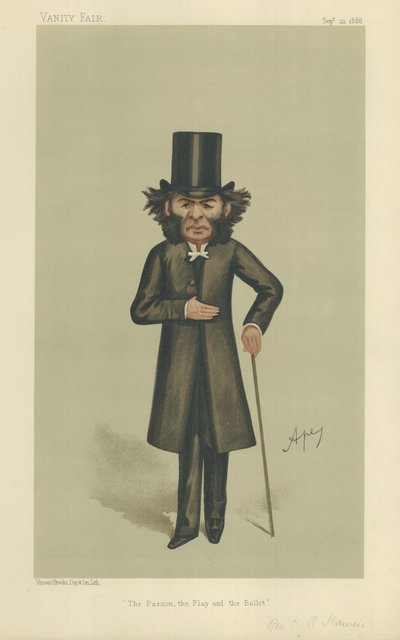 Wielebny Hugh Reginald Howeis autorstwa Carlo Pellegrini