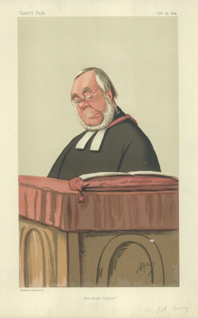 Wielebny James Augustus Hessey autorstwa Carlo Pellegrini