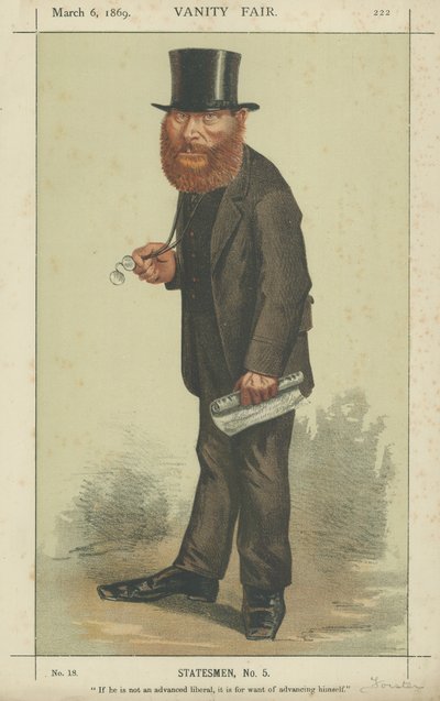 Prawo W E Forster autorstwa Carlo Pellegrini