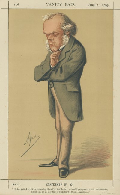Właściwy Szanowny Henry Austin Bruce autorstwa Carlo Pellegrini