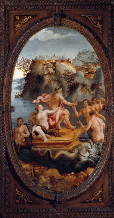 Neptun i Amfitryt (malarstwo) autorstwa Carlo Portelli