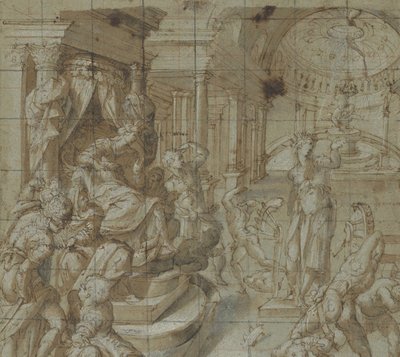 Męczeństwo św. Katarzyny Aleksandryjskiej, 1560-70. autorstwa Carlo Portelli