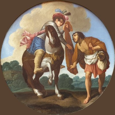 Der Heilige Martin und der Bettler Święty Marcin i żebrak autorstwa Carlo Saraceni