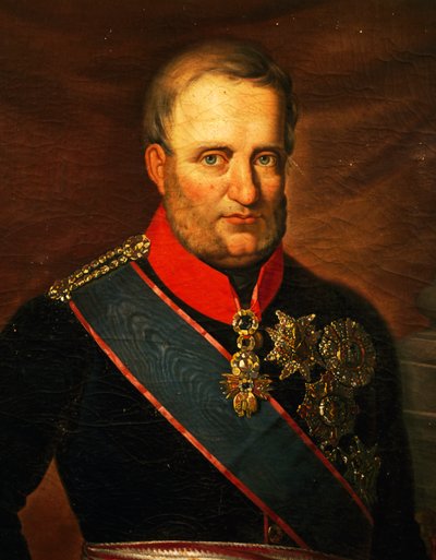 Portret Franciszka I z Obojga Sycylii (olej na płótnie) autorstwa Carlo de Falco
