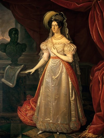Portret Marii Cristiny z Sabaudii (Cagliari autorstwa Carlo de Falco