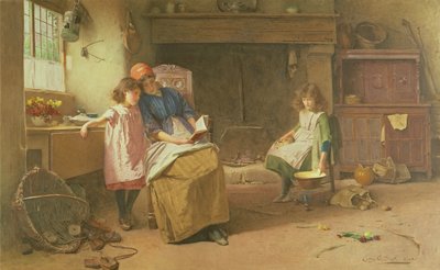 Bajka (akwarela na papierze) autorstwa Carlton Alfred Smith
