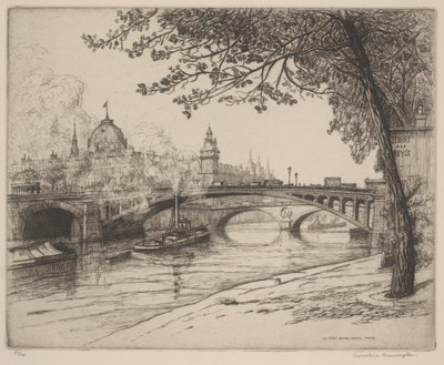Most Notre Dame, Paryż autorstwa Caroline Armington
