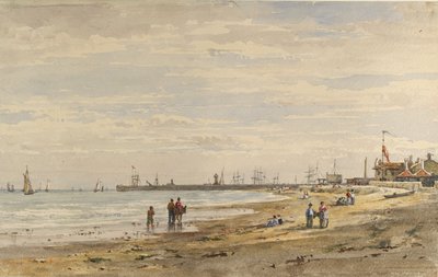 Molo Ramsgate, sierpień 1838 autorstwa Caroline Davidson