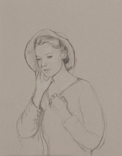 Studium dla Elizabeth Bennet, 2011 autorstwa Caroline Hervey-Bathurst