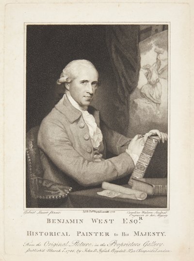 Benjamin West autorstwa Caroline Watson