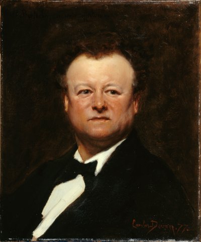 francuski: Portrait de Jean-François Berthelier (1830-1888), chanteur autorstwa Carolus Duran
