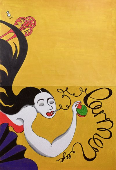 Carmen (wc na papierze) autorstwa Carolyn Hubbard Ford