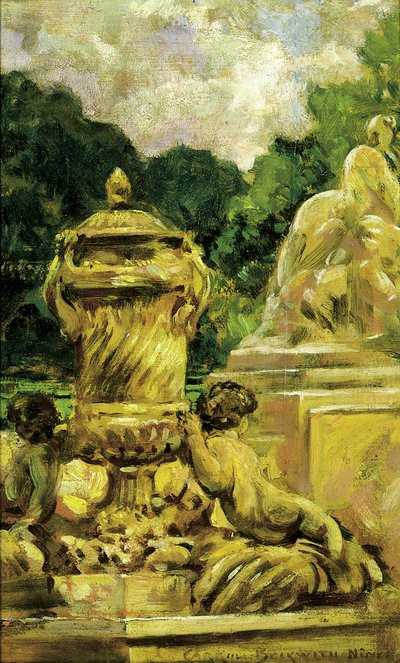 Ogród Fontann w Nimes, Francja, 1911. autorstwa Carroll Beckwith