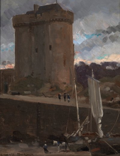 Na Tour de Solidor przy St. Severin, Normandia, ca. 1877. autorstwa Carroll Beckwith