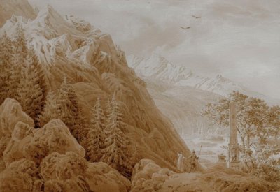 Jesień autorstwa Caspar David Friedrich