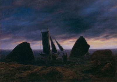 Kuter rybacki nad Bałtykiem, ok. godz. 1830 autorstwa Caspar David Friedrich