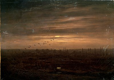 Sieci rybackie, koniec XVIII lub XIX wieku autorstwa Caspar David Friedrich