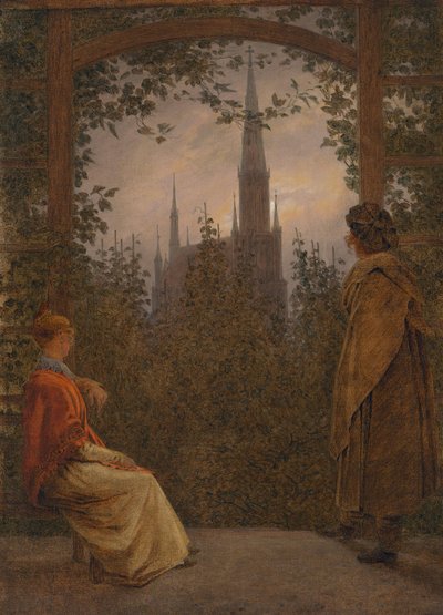 Altana ogrodowa autorstwa Caspar David Friedrich