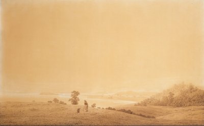 Niemiecki: Die Ostküste der Insel Rügen mit Schäfer Wschodnie wybrzeże wyspy Rugia z pasterzem autorstwa Caspar David Friedrich
