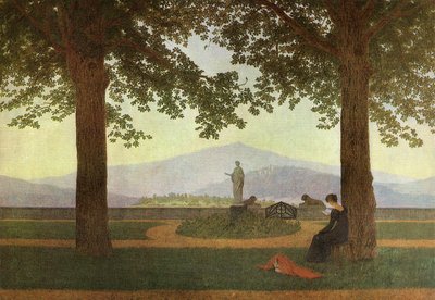 Niemiecki: Gartenterrasse Taras ogrodowy autorstwa Caspar David Friedrich