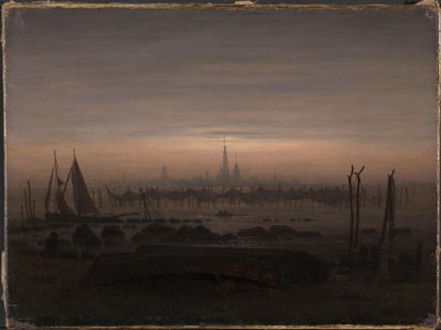 Greifswald w świetle księżyca Greifswald w świetle księżyca autorstwa Caspar David Friedrich