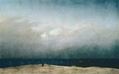 Mnich nad morzem autorstwa Caspar David Friedrich