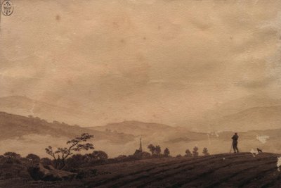 Mglisty poranek autorstwa Caspar David Friedrich