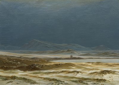 Nordic krajobraz na wiosnę. około 1825 autorstwa Caspar David Friedrich