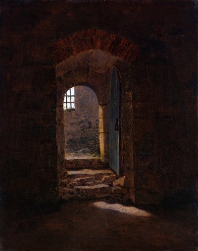 „Drzwi wejściowe do królewskiej szkoły w Miśni” autorstwa Caspar David Friedrich