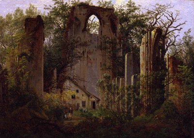 Ruiny Eldeny autorstwa Caspar David Friedrich