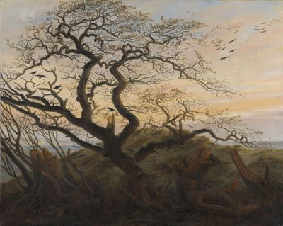 Drzewo Wron autorstwa Caspar David Friedrich
