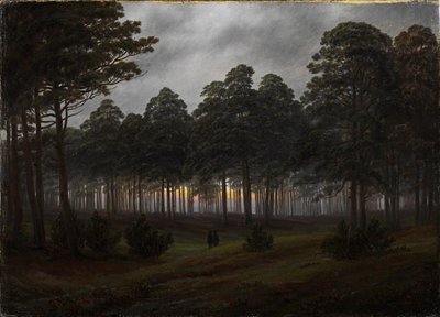Pory dnia: Wieczór, 1821-1822 autorstwa Caspar David Friedrich