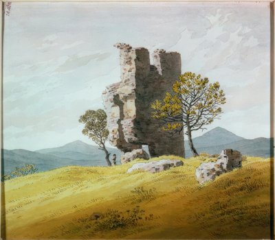 Turmruina autorstwa Caspar David Friedrich