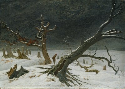 Zimowy krajobraz autorstwa Caspar David Friedrich