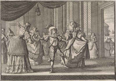 Edukacja Baltazara Karela, najstarszego syna króla Filipa IV, 1642 autorstwa Caspar Luyken (attributed to)