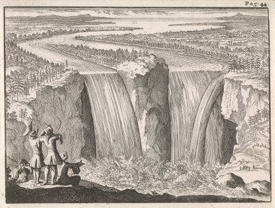 Wodospad Niagara autorstwa Caspar Luyken