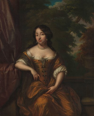 Portret Anny Marii Hoeufft 91646-1715), żony Jana Boudaena Courten autorstwa Caspar Netscher (copy after)