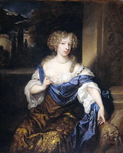 Portret Heleny Ctaharina de Witte 91661-95), żony Iman mogge, władcy Haamstede autorstwa Caspar Netscher
