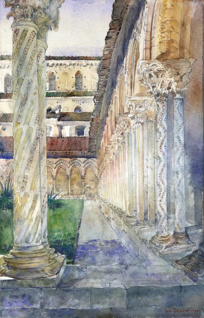 Katedra w Monreale, Sycylia autorstwa Cass Gilbert