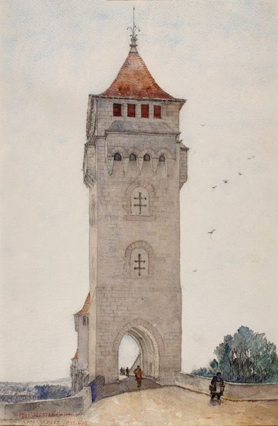Pont Valentre, Cahors autorstwa Cass Gilbert