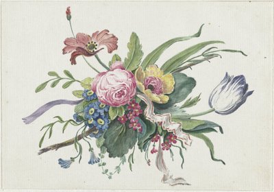 kompozycja kwiatowa autorstwa Catharina Wilhelmina Schweickhardt