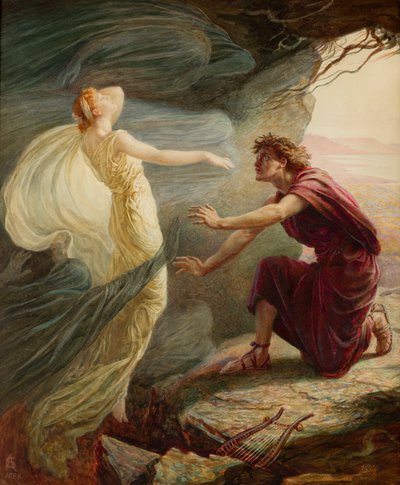Orfeusz i Eurydyka autorstwa Catharine Adelaide Sparkes