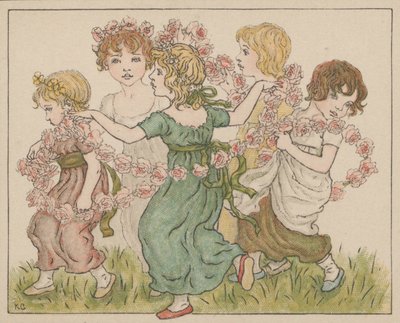 Walentynki, ca. 1880. autorstwa Catherine Greenaway