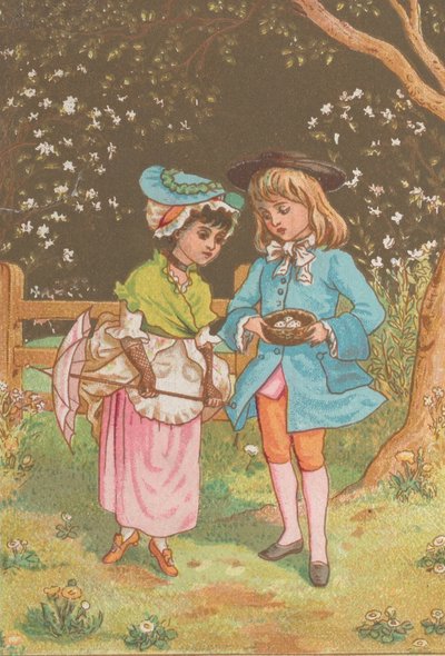 Walentynki, ca. 1880. autorstwa Catherine Greenaway
