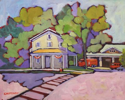 Community Spirit, 2020 (olej na papierze) autorstwa Catherine J Martzloff