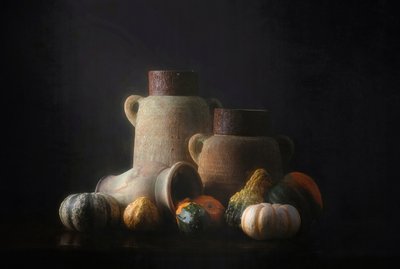 Martwa natura „Mroczne żniwa” autorstwa Catherine Wang