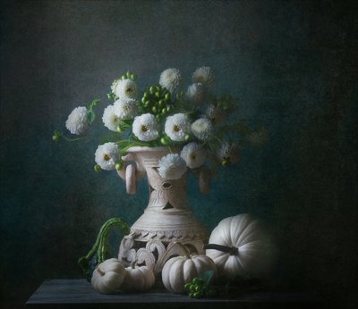 Elegancka jesienna martwa natura autorstwa Catherine Wang