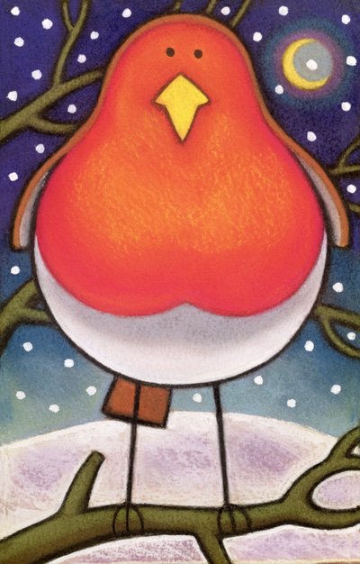 Świąteczny Robin, 1997 autorstwa Cathy Baxter